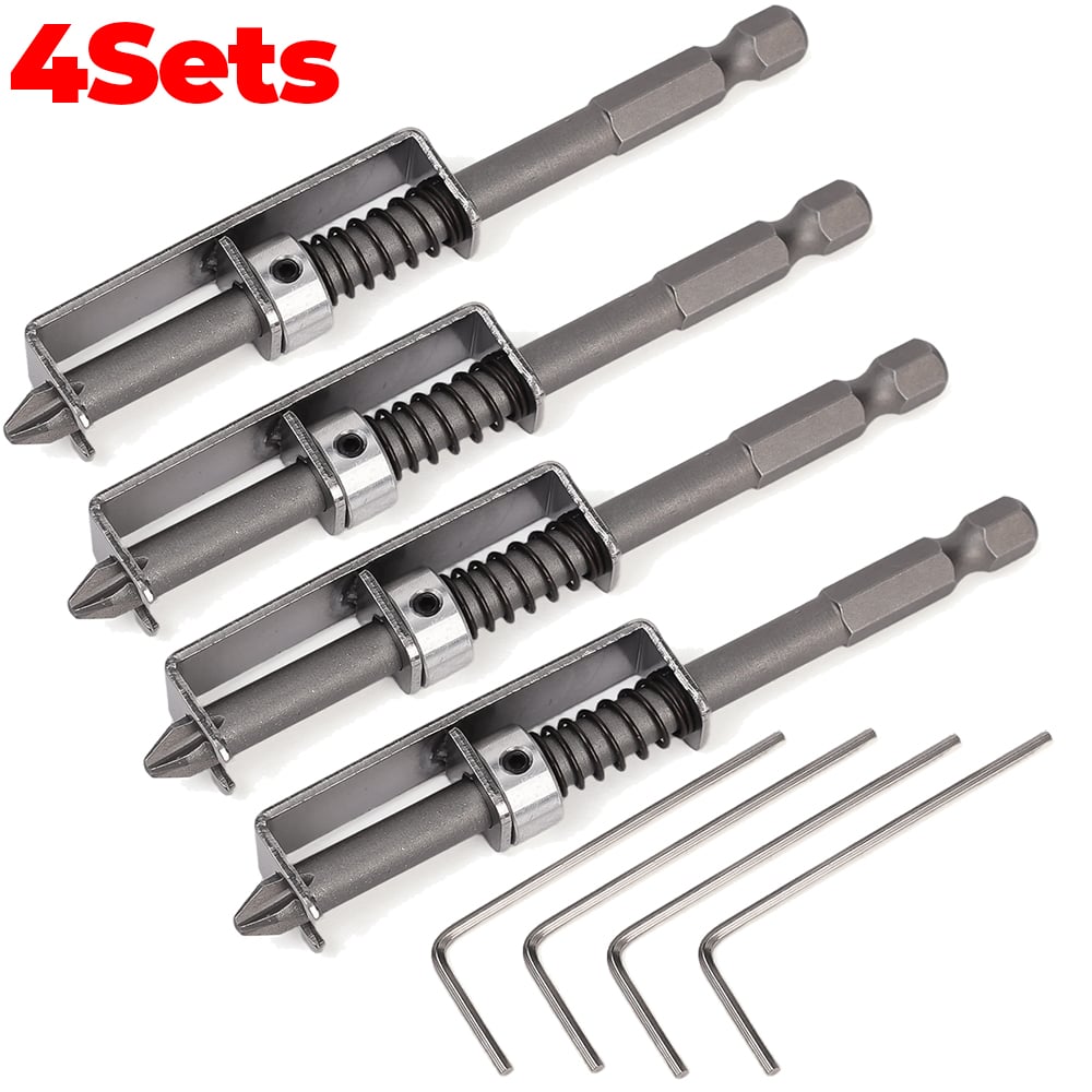 🛠️Universal Spring Loaded Anti-Drop Screw Holder Bit