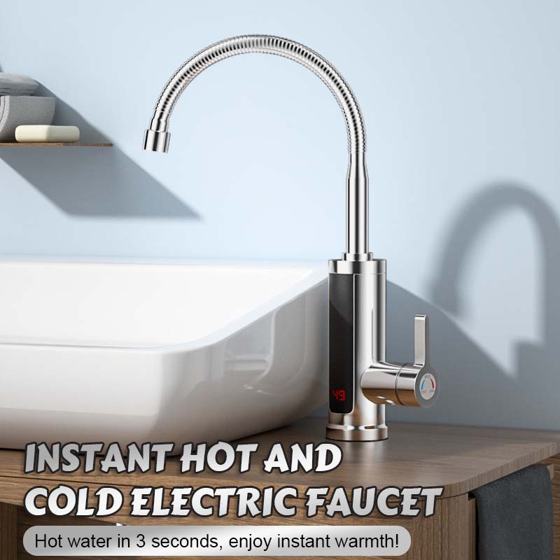 💧 Snabb varmvattenkran — Varmt vatten på 3 sekunder, njut när som helst!/Instantaneous hot and cold electric water faucet