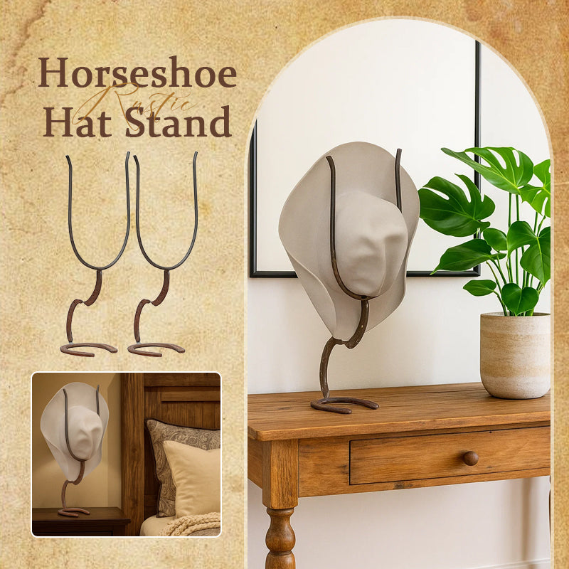 Rustic Horseshoe Hat Stand – For the True Cowboy at Heart 🤠