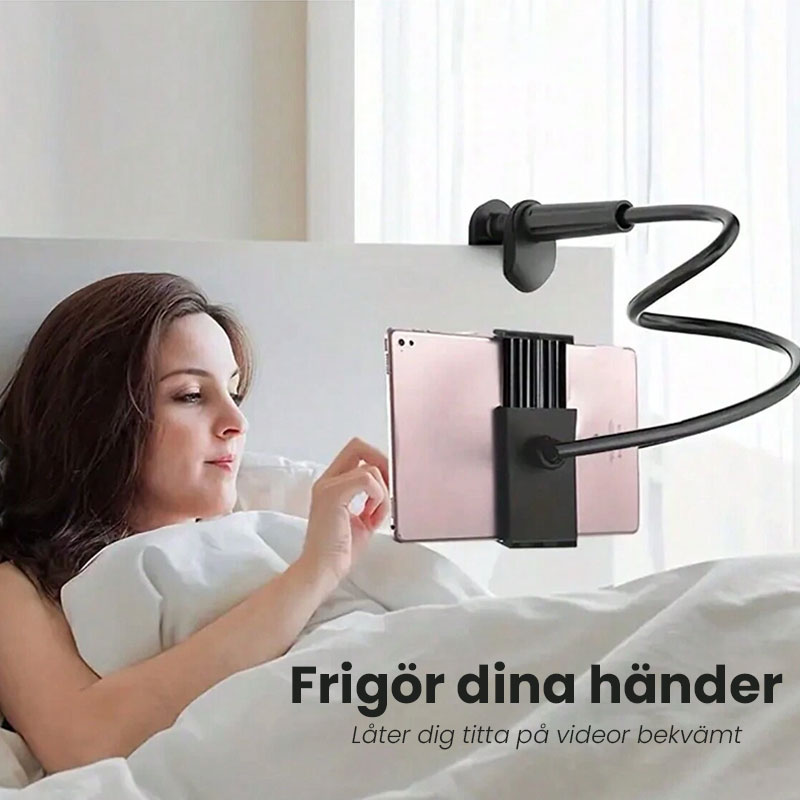 📱 Flexibel Mobil- och Surfplattahållare – För Sängen, Skrivbordet, Live och Fotografering/📱 Flexible Mobile and Tablet Holder – For Bed, Desk, Live and Photography