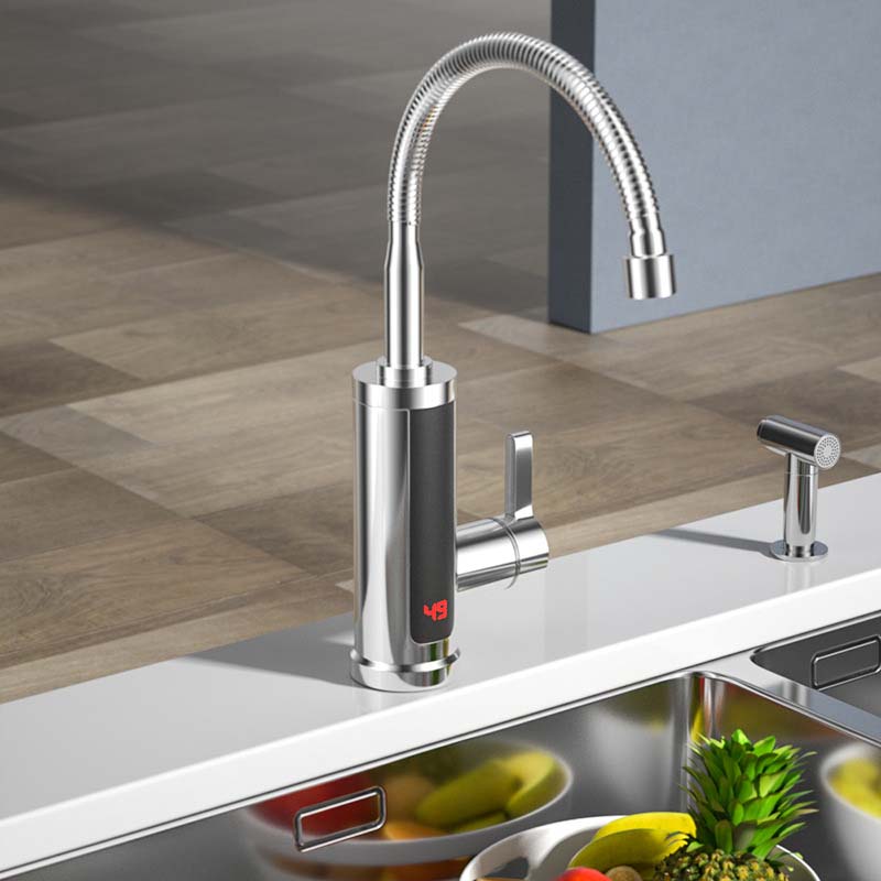 💧 Snabb varmvattenkran — Varmt vatten på 3 sekunder, njut när som helst!/Instantaneous hot and cold electric water faucet