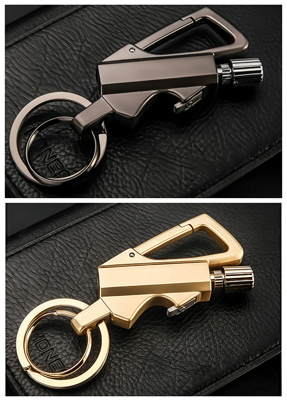 🔥Permanent Match Infinity Lighter with Multitool Keychain Bottle Opener
