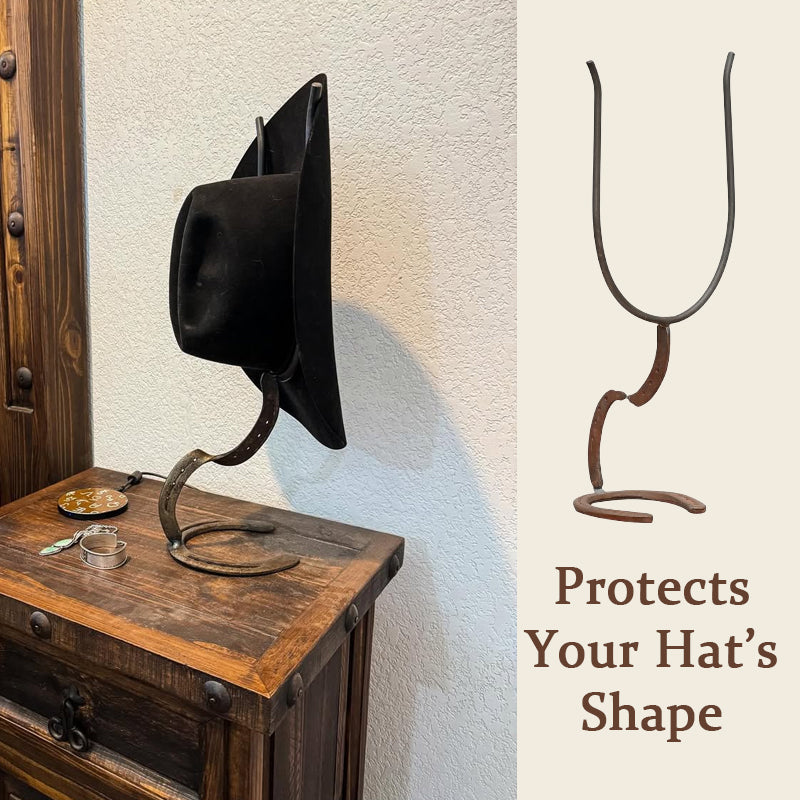 Rustic Horseshoe Hat Stand – For the True Cowboy at Heart 🤠