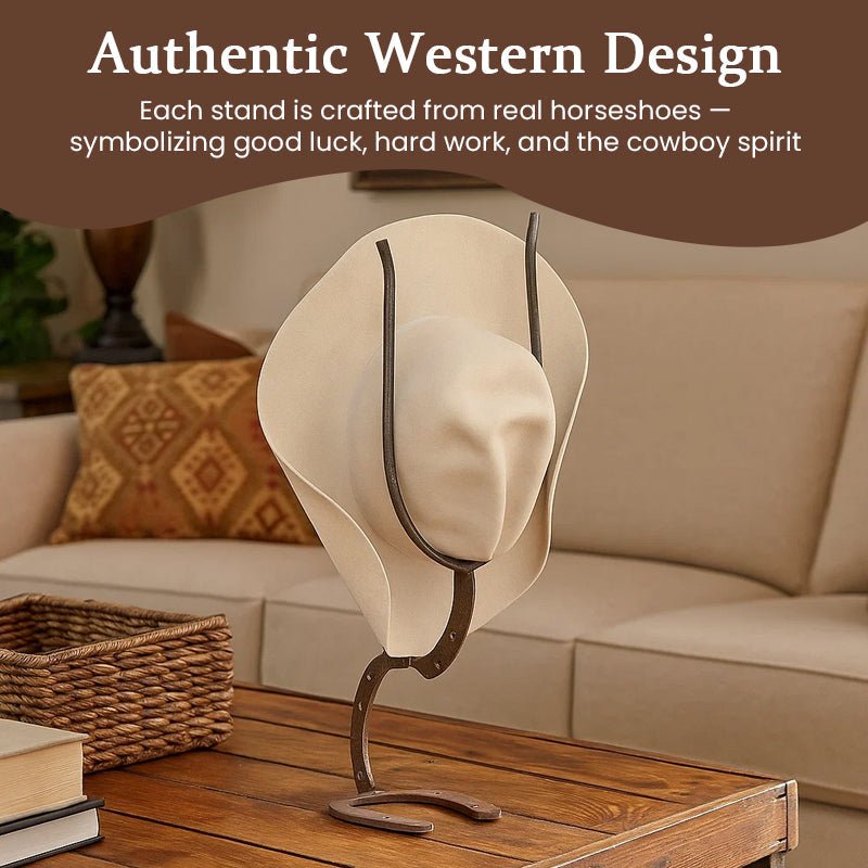 Rustic Horseshoe Hat Stand – For the True Cowboy at Heart 🤠
