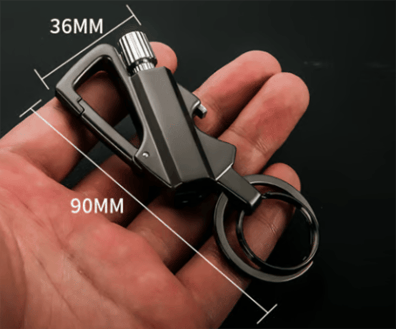 🔥Permanent Match Infinity Lighter with Multitool Keychain Bottle Opener