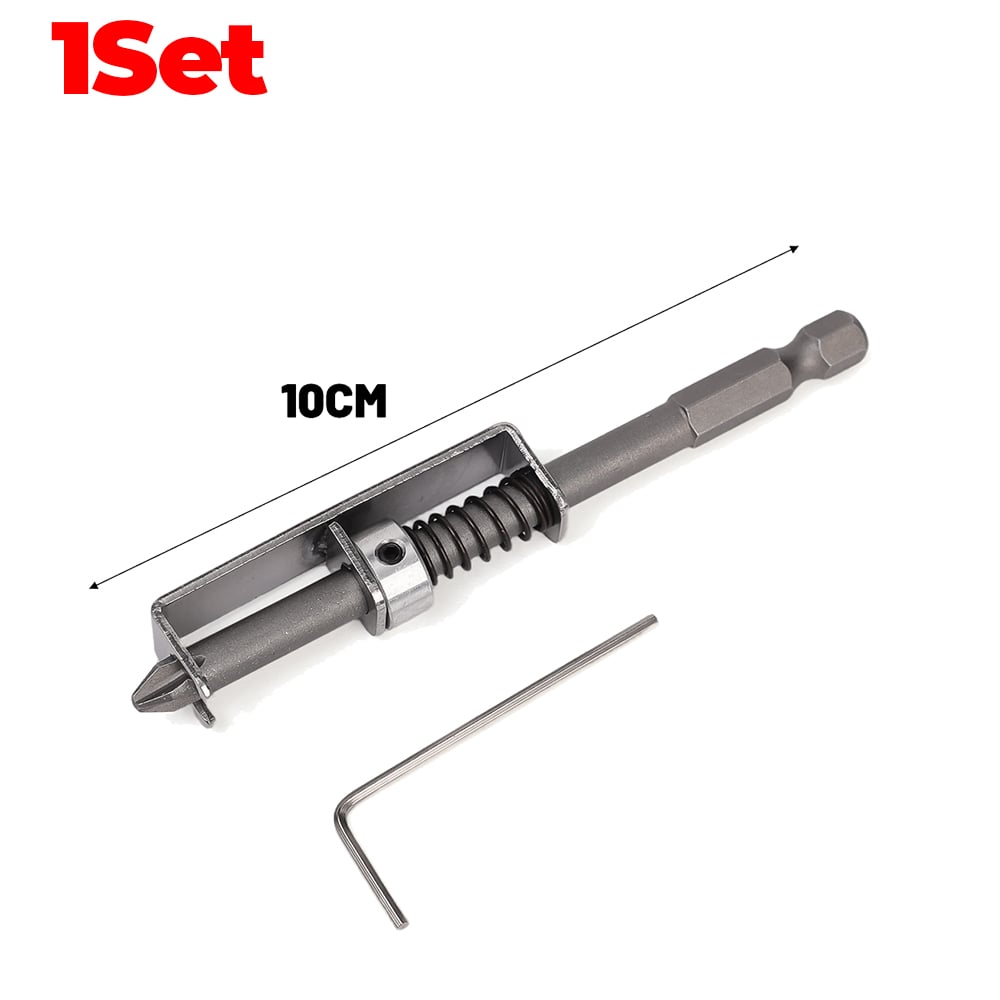🛠️Universal Spring Loaded Anti-Drop Screw Holder Bit
