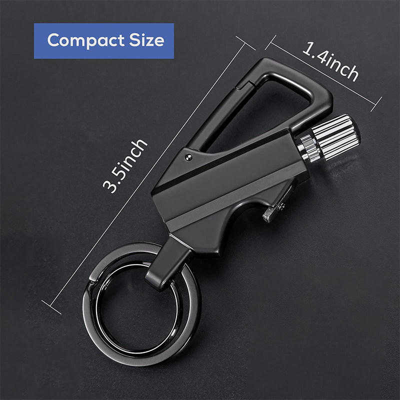 🔥Permanent Match Infinity Lighter with Multitool Keychain Bottle Opener